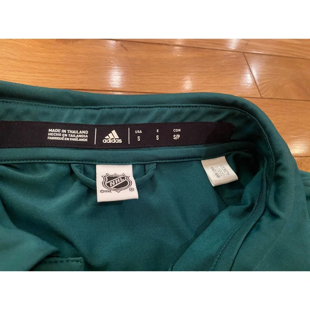 Adidas Minnesota Wild Polo Jersey Mens Small NHL Adidas‎ Coach Travel Shirt